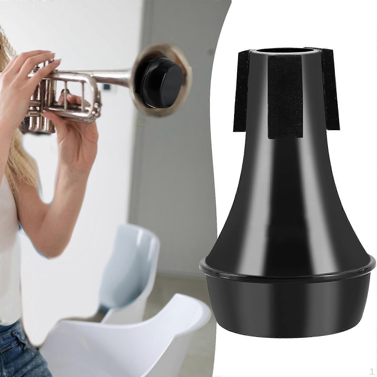 Classic Lower Trumpet Mute for Beginners, Easy to Use, Noise Reduction, Lightweight, Straight