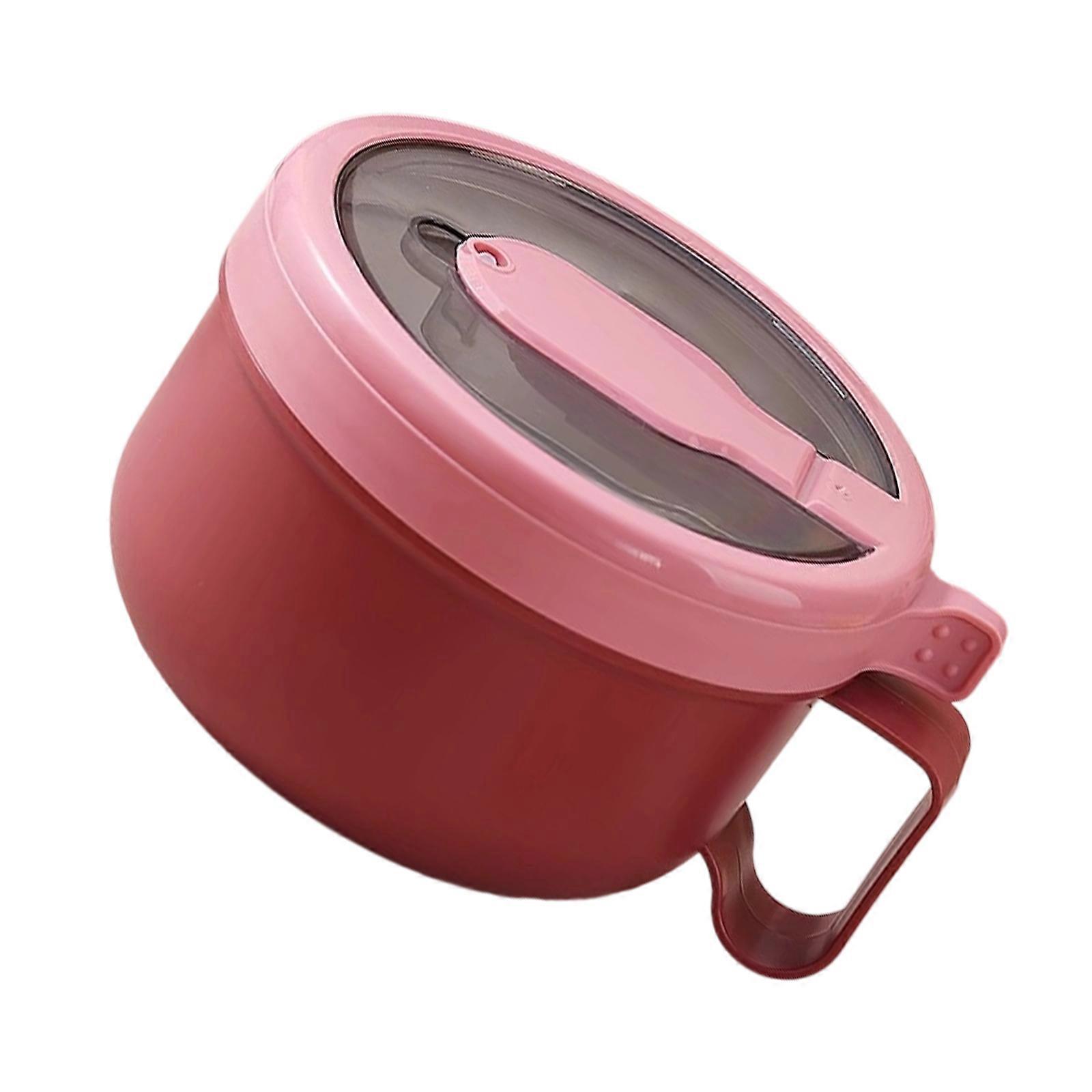 Stackable Airtights Meals Prep Box With Secure Locking Clip Ideal for Microwave Heating and Travel  Red