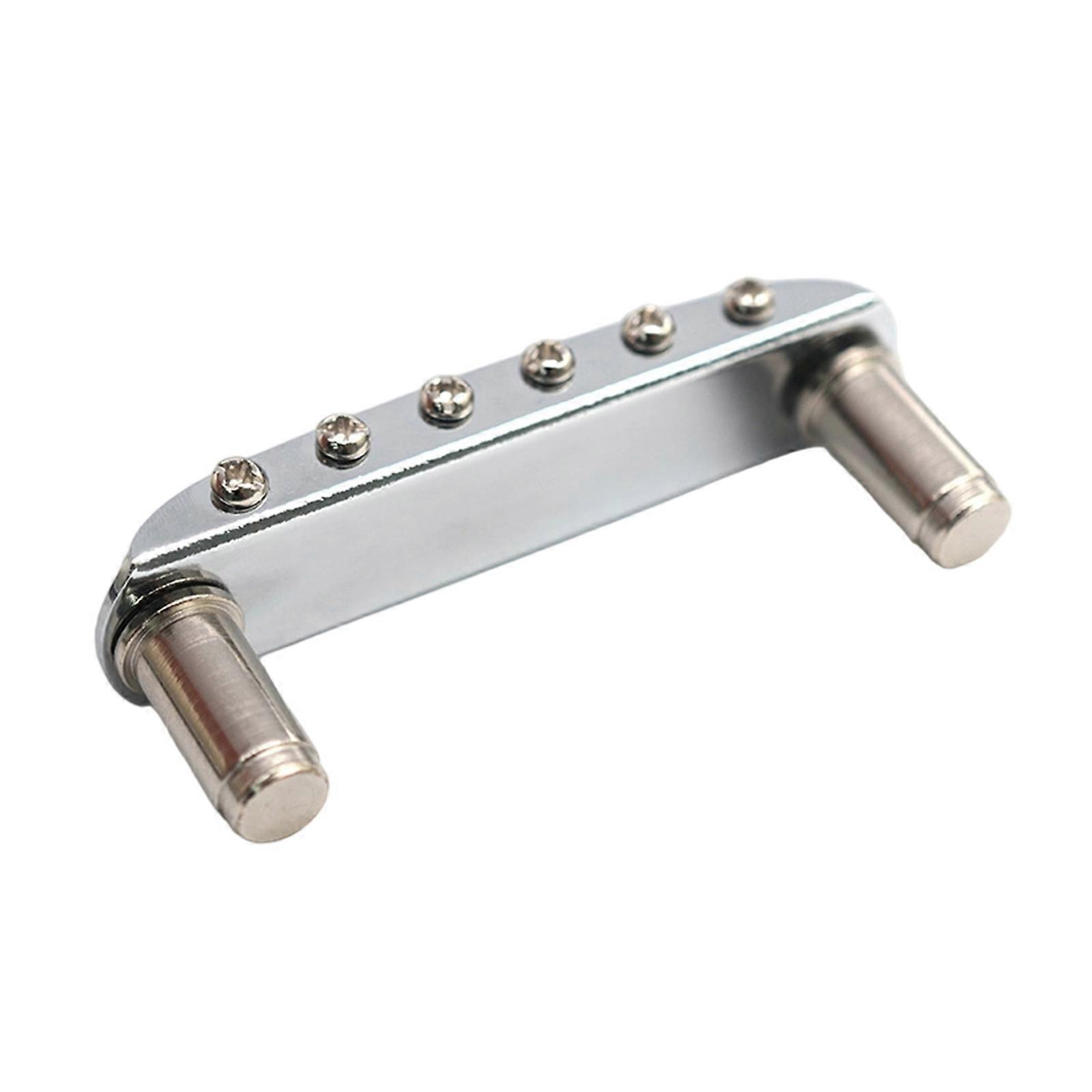 6 String Guitar Bridge String Spacing 10.8mm Threaded Saddles Guitar Bridge Tailpiece Electric Guitar Bridge Enduring Multicolor
