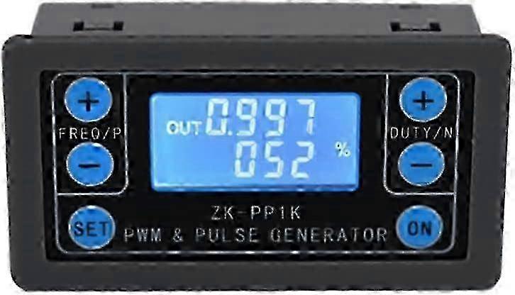 25-26 Cycle Delay Drive Module, Dual Mode LCD PWM Signal Generator 1-Channel Dimming Motor Speed Controller Pulse Frequency Duty Cycle Adjustable Squa