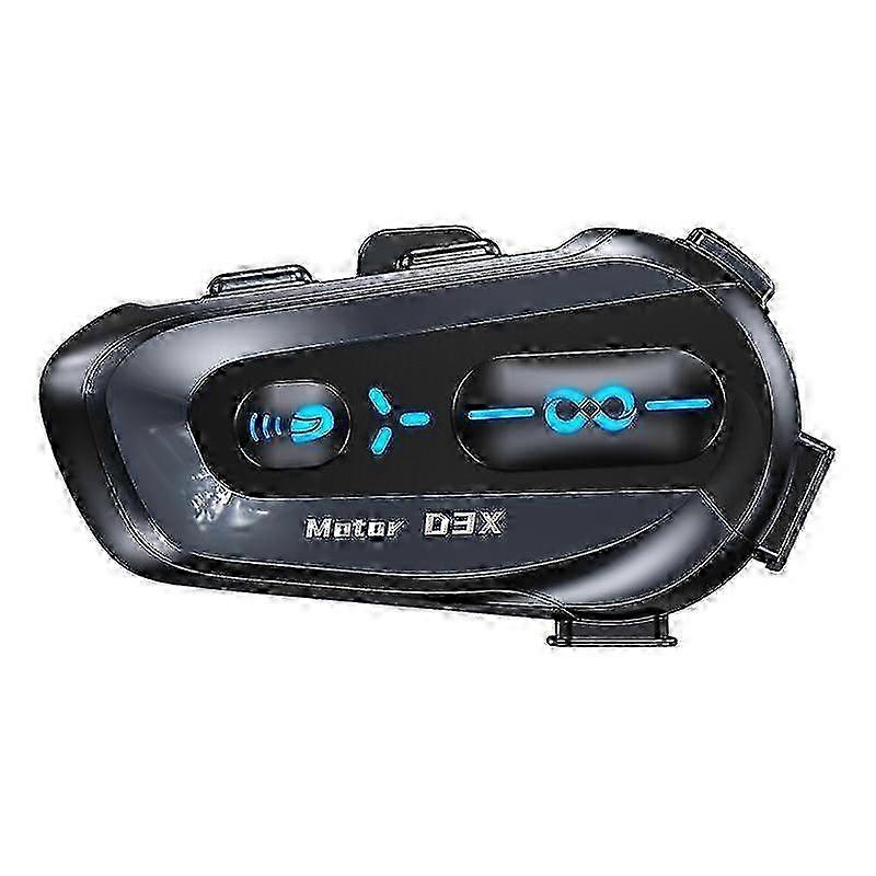 Bluetooth 5.4 Motorcycle Helmet D3X Half Duplex 600M Wireless Hands-free Intercom Bluetooth Helmet Headset For MP3 Music Player Speaker Wireless