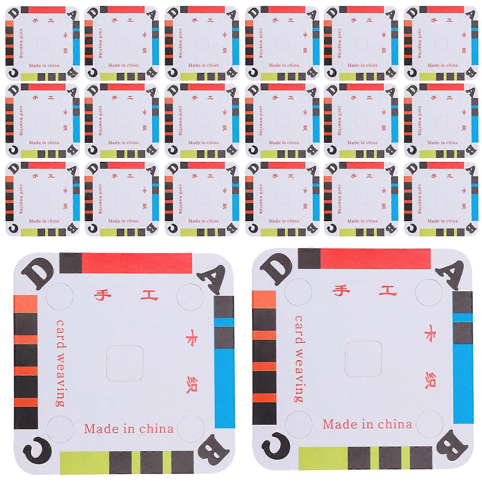 100Pcs veving kort papir vevstol kort Tablet for vevstol veving forsyninger