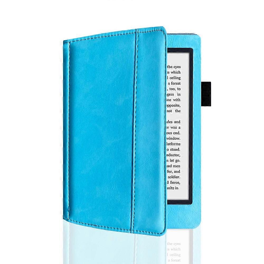 PU Leather Magnetic Smart Case for Kobo Aura Edition 2 (Model: N236), Auto-Wake/Sleep, Compatible with Audio-Book E-Reader Devices