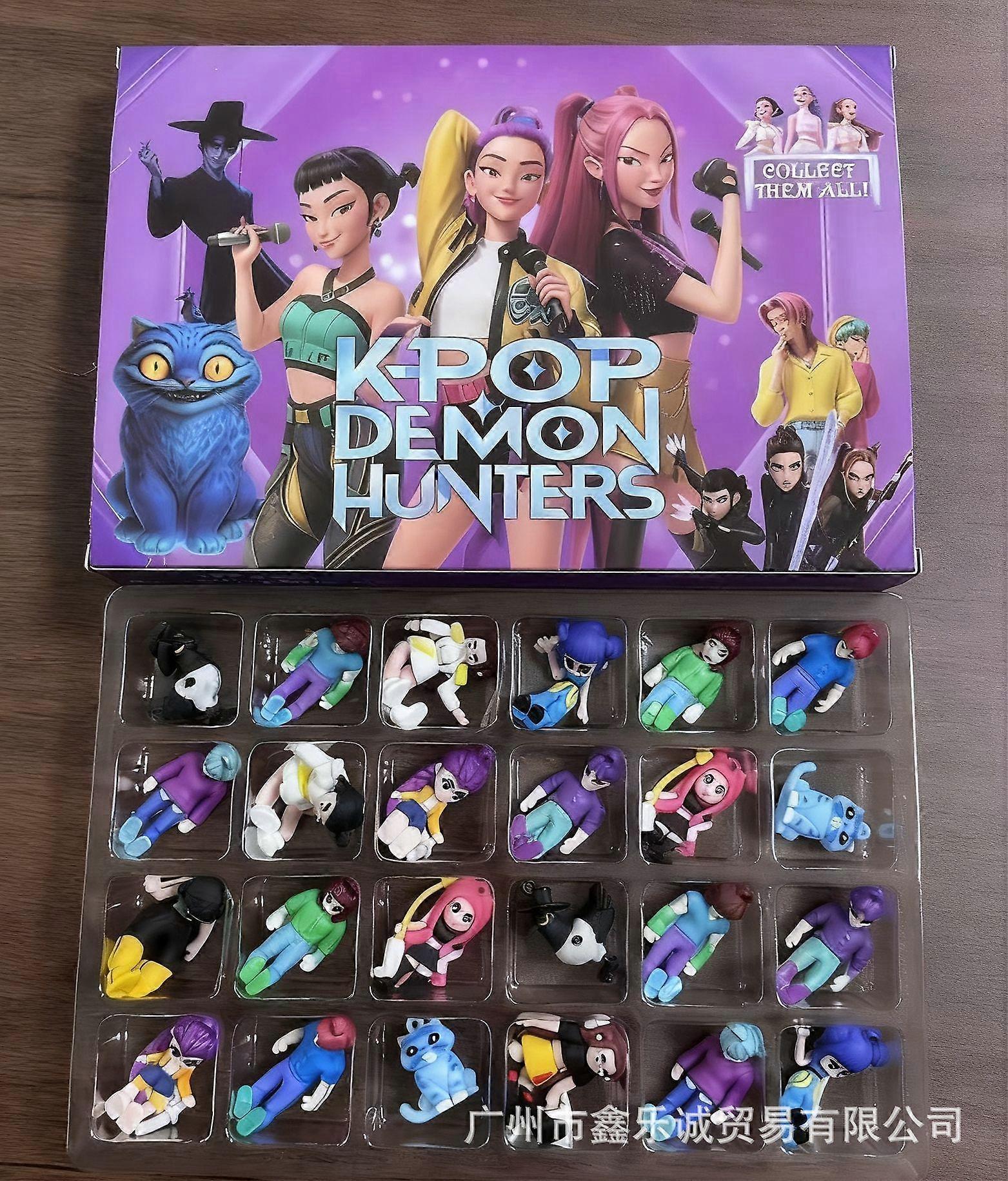 Ημερολόγιο Advent του Devil Hunter 2025 - K-Pop Devil Hunter Girl Group Ακρυλικό 3D σε στυλ C