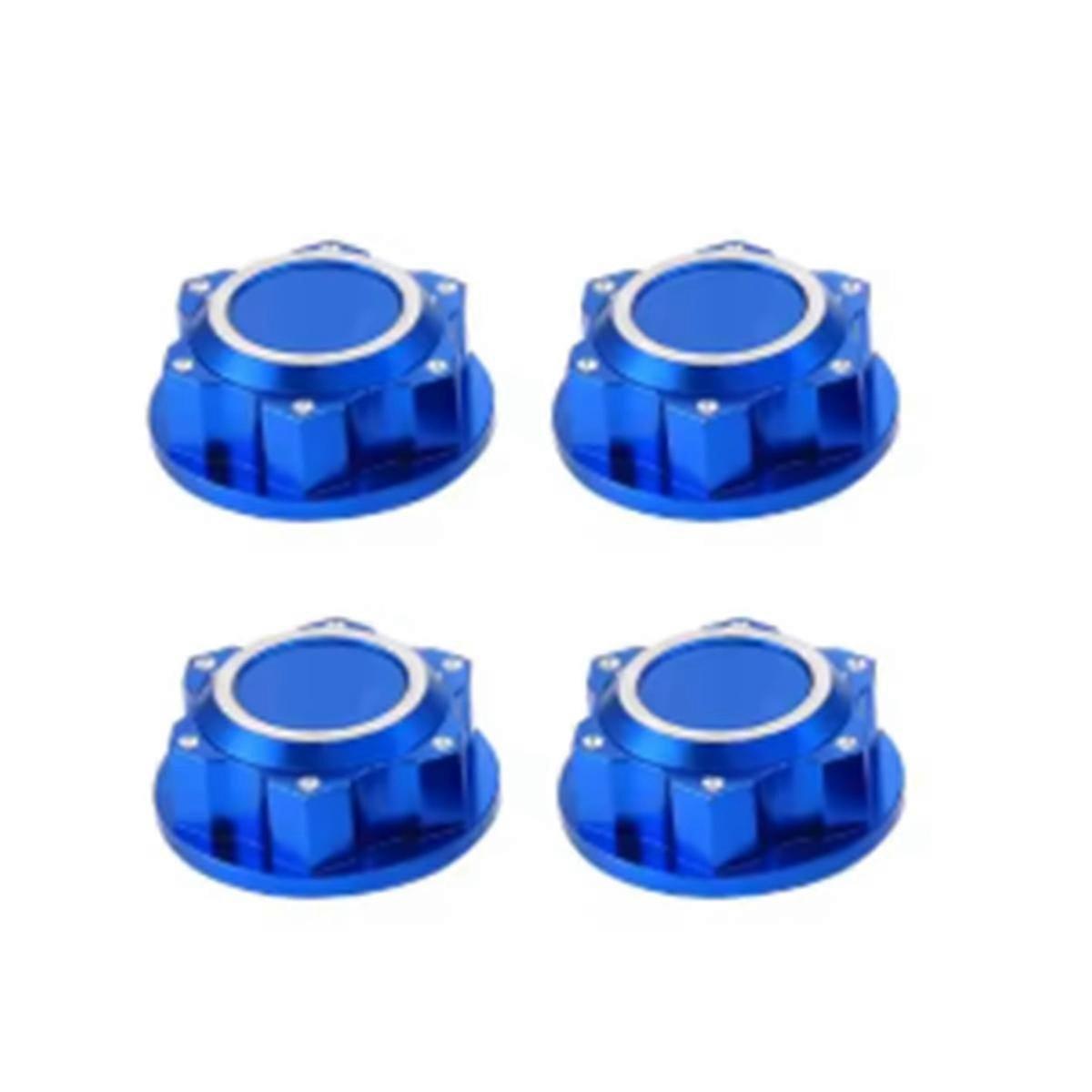 For Arrma 1/5 Kraton 8S Outcast 8S RC Car 24mm Hex Wheel Nuts Blue