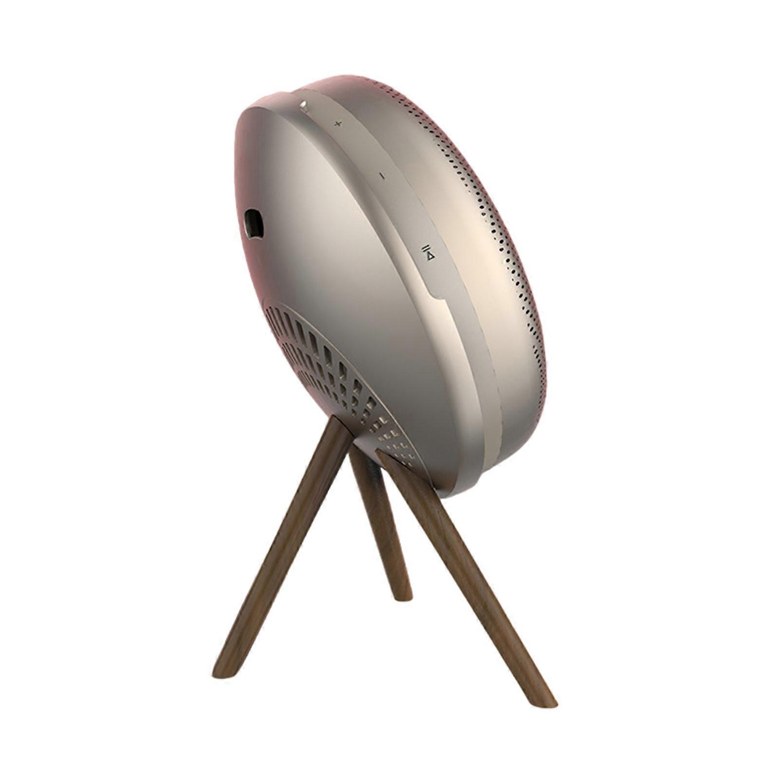 Portable Desktop Speaker Mount for Speaker Stable Speaker Stand Holder Enhances Stability Vibration Reduction  Texture golden maple