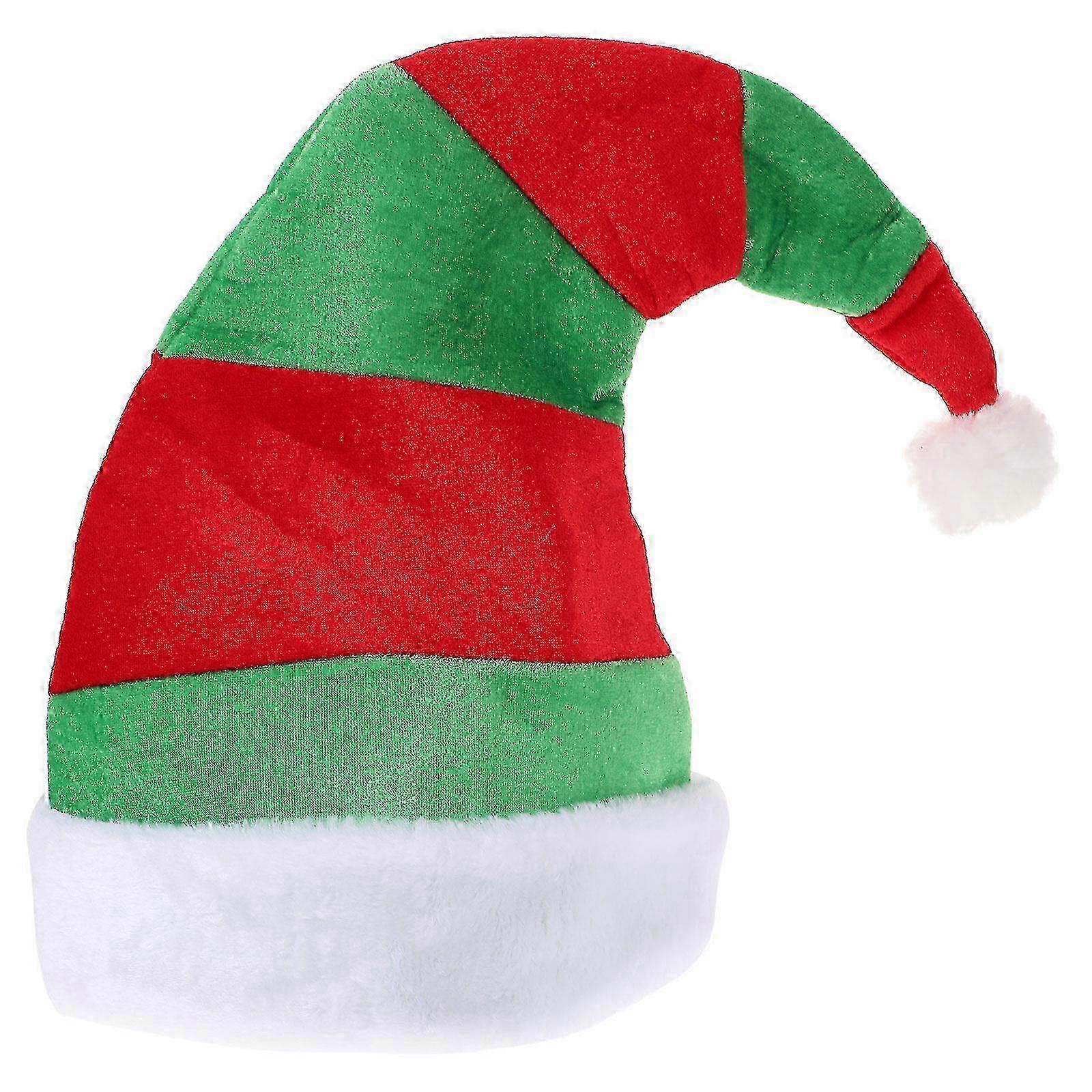 Adjustable Christmas hat for various head sizes and shapes