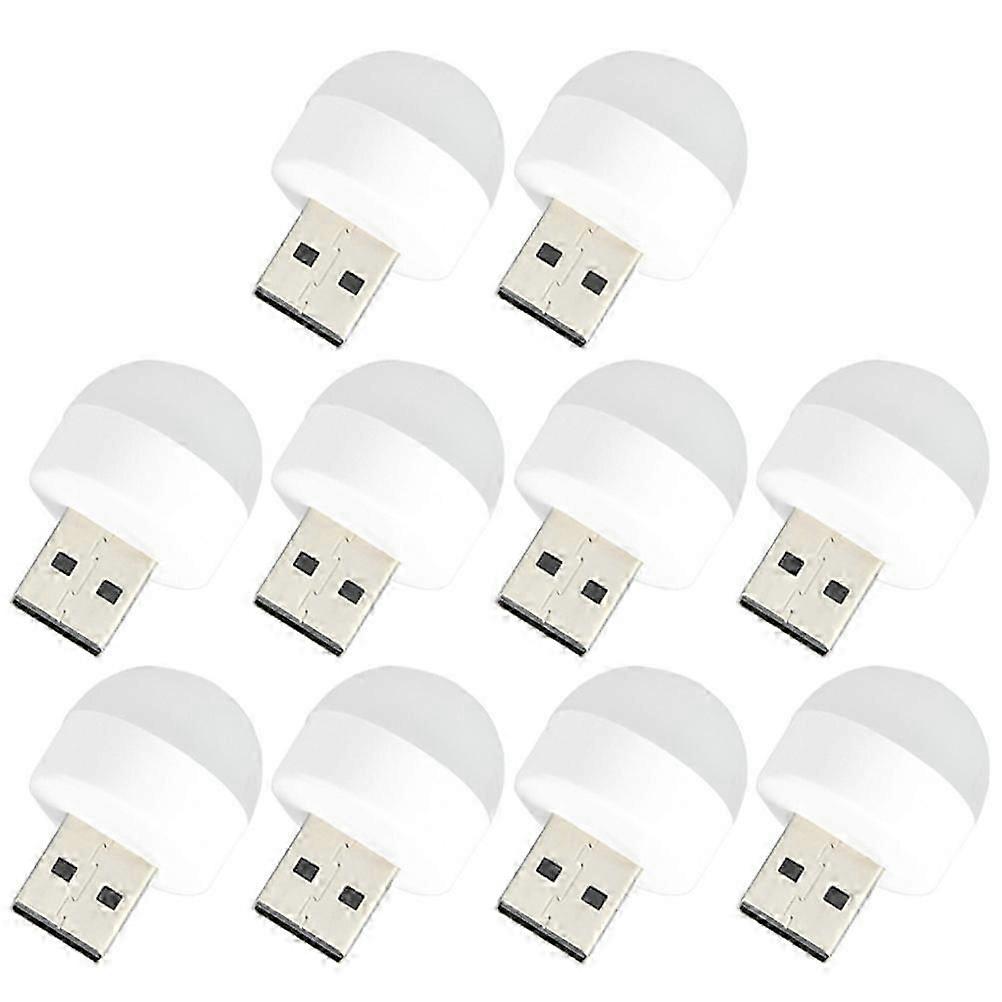 10buc USB lumini de noapte plug in USB lumini portabile mici LED pentru masina de acasa