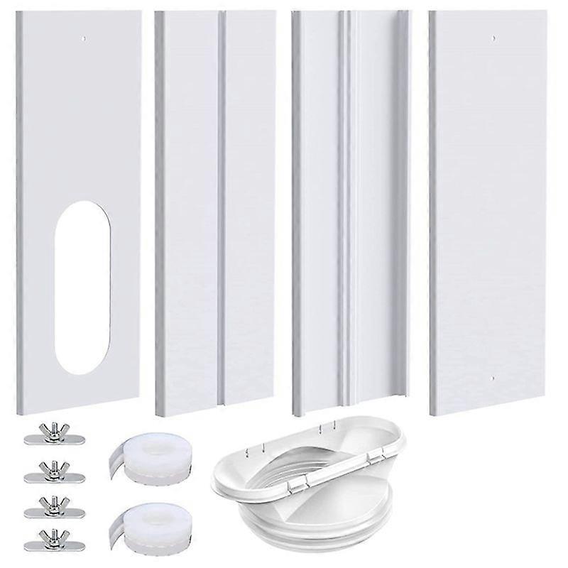 Air Conditioner Window Kit with 2 in 1 Coupler, AC Window Vent