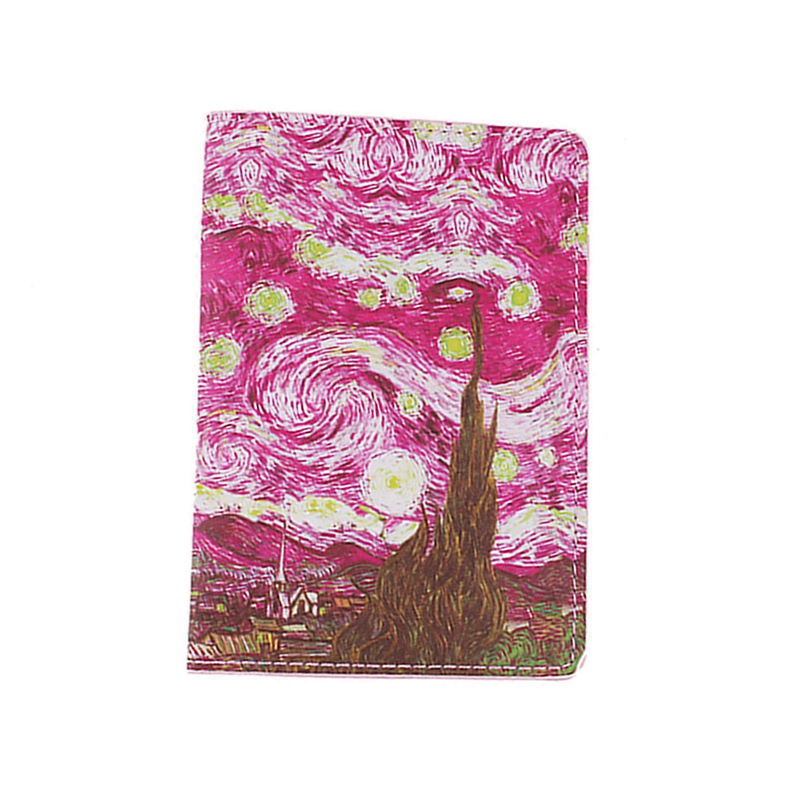 Versatile Travel Document Holder with Unique Digital Print Design for Women and Men Multicolor