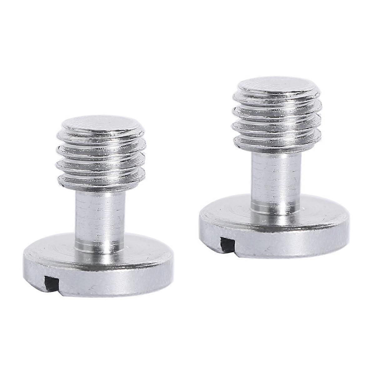 8 Pcs Light Stand Screw Slotted Camera Mounts Monopod Mounting Adapter Flat Head