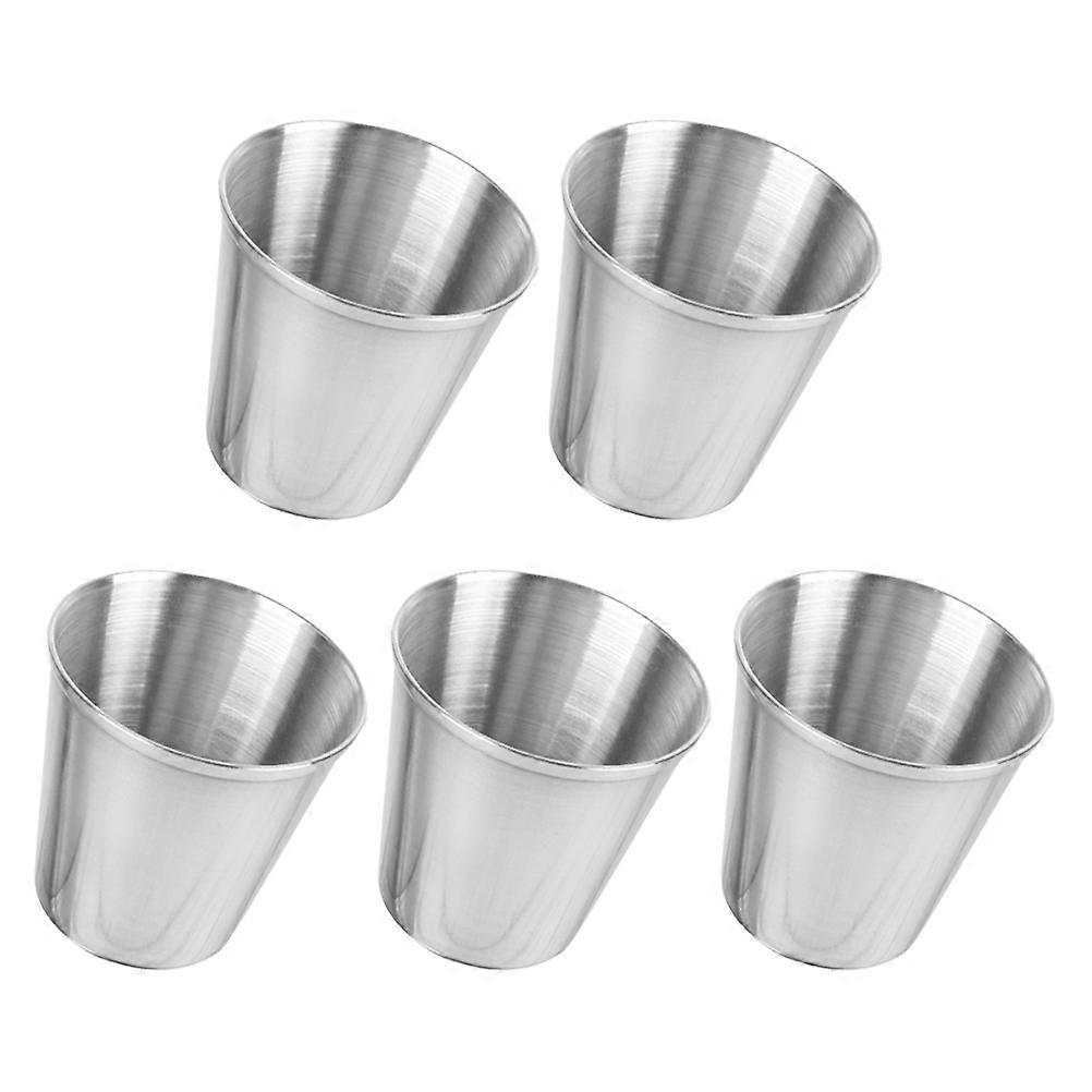 Stainless Steel Sauce Cup for Storing 5Pcs Multi-Use Condiment Cups