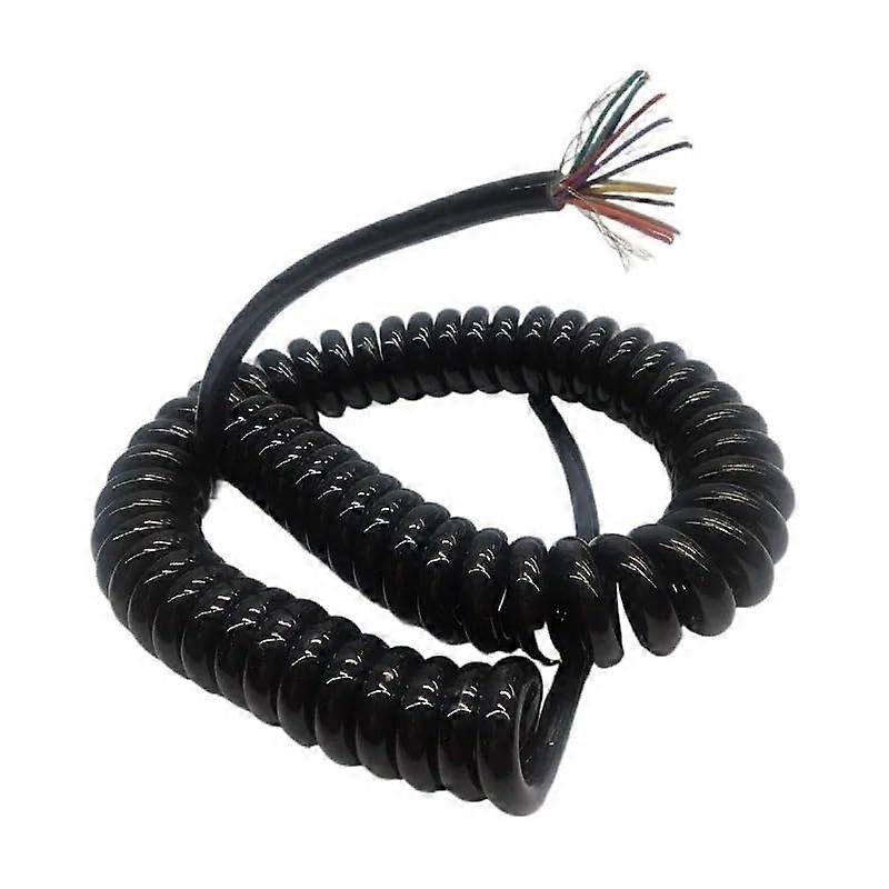 Spring Shielded Cable, Spiral Stretch Wire, 25 Core 26 AWG, 2m Length, 925 Core Configurations