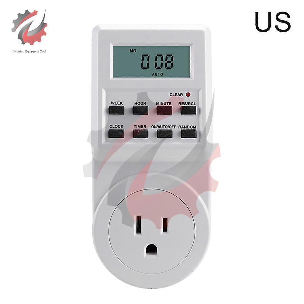 Outlet Timer 24 Hours Programmable and Plug in Timer for Electrical Outlets Indoor Digital Timer for Aquarium Light and Lamp