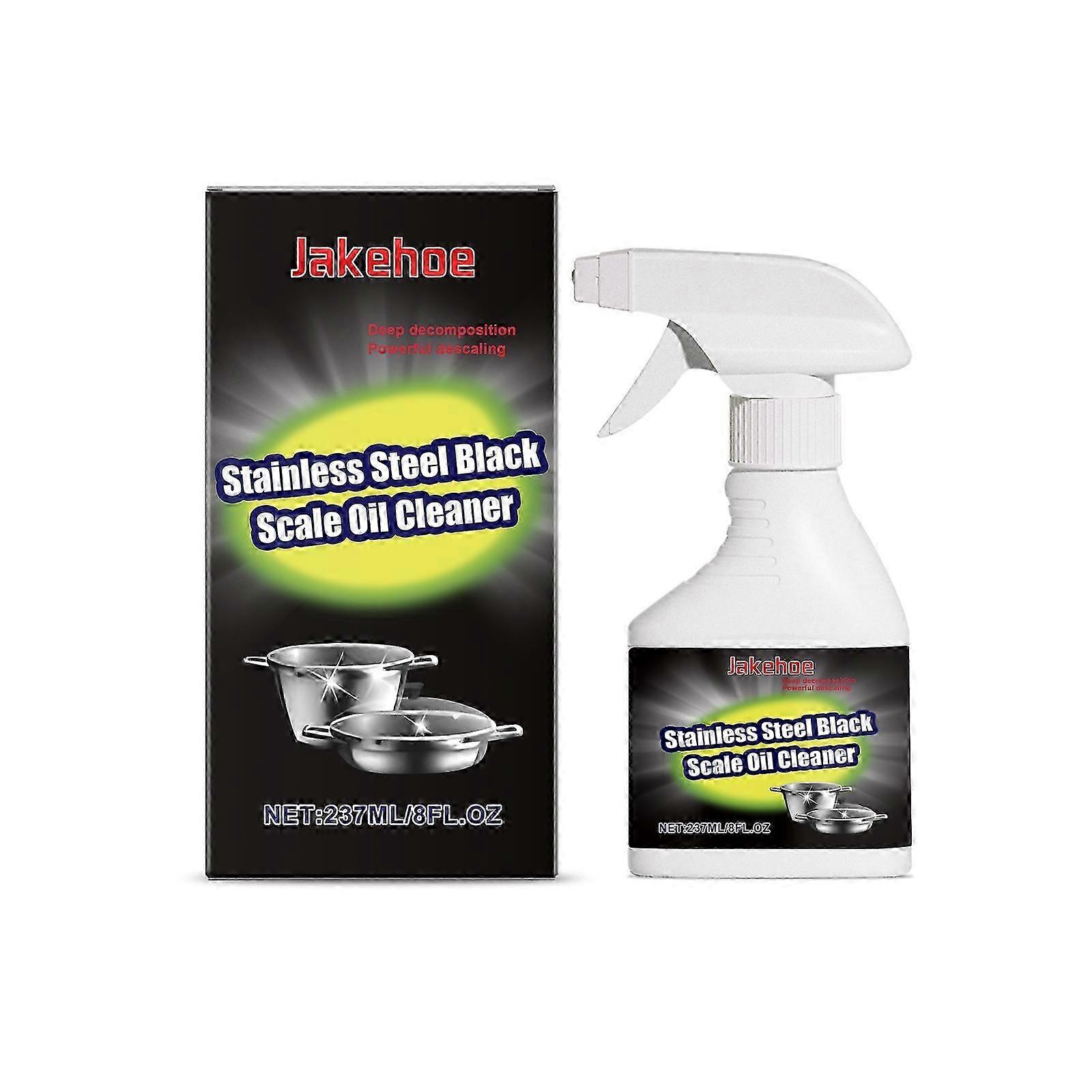 Stainless Steel Cleaner - Removes Grease, Rust & Burn Marks for Kitchen Utensils
