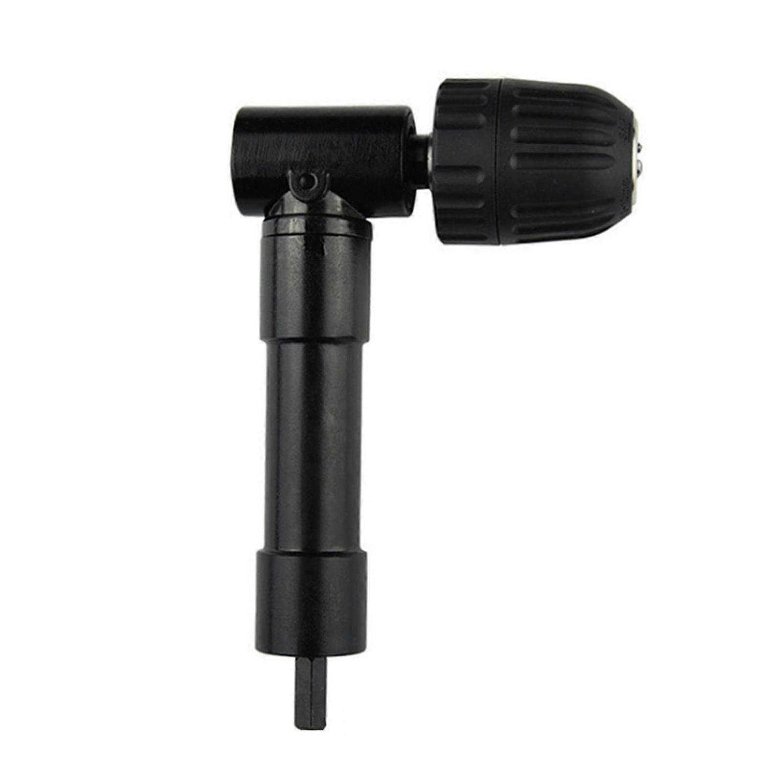 Right Angle Drill Attachment 90° Angle Extension for Cordless Drills with Stable Side Handle