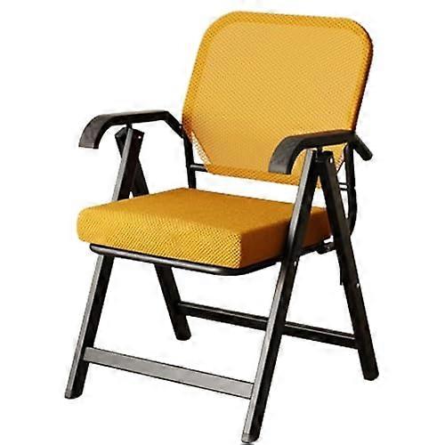 Ergonomic Mesh Folding Office Chair with Back Support, SpaceSaving Steel Frame for Home and Office