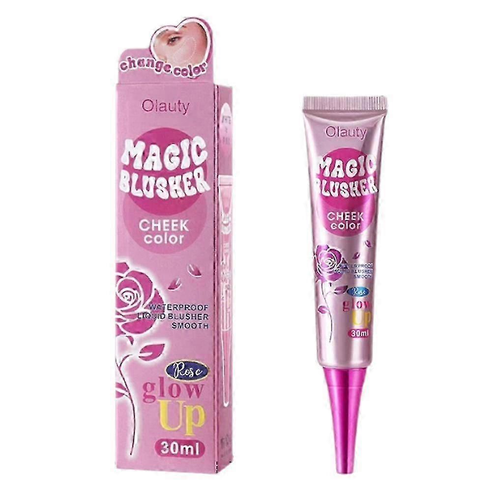 Thermo-adapting Liquid Blush Color Changing With Temperature Natural Long-lasting Flawless Makeup Lightweight Non-irritating All Skin Types