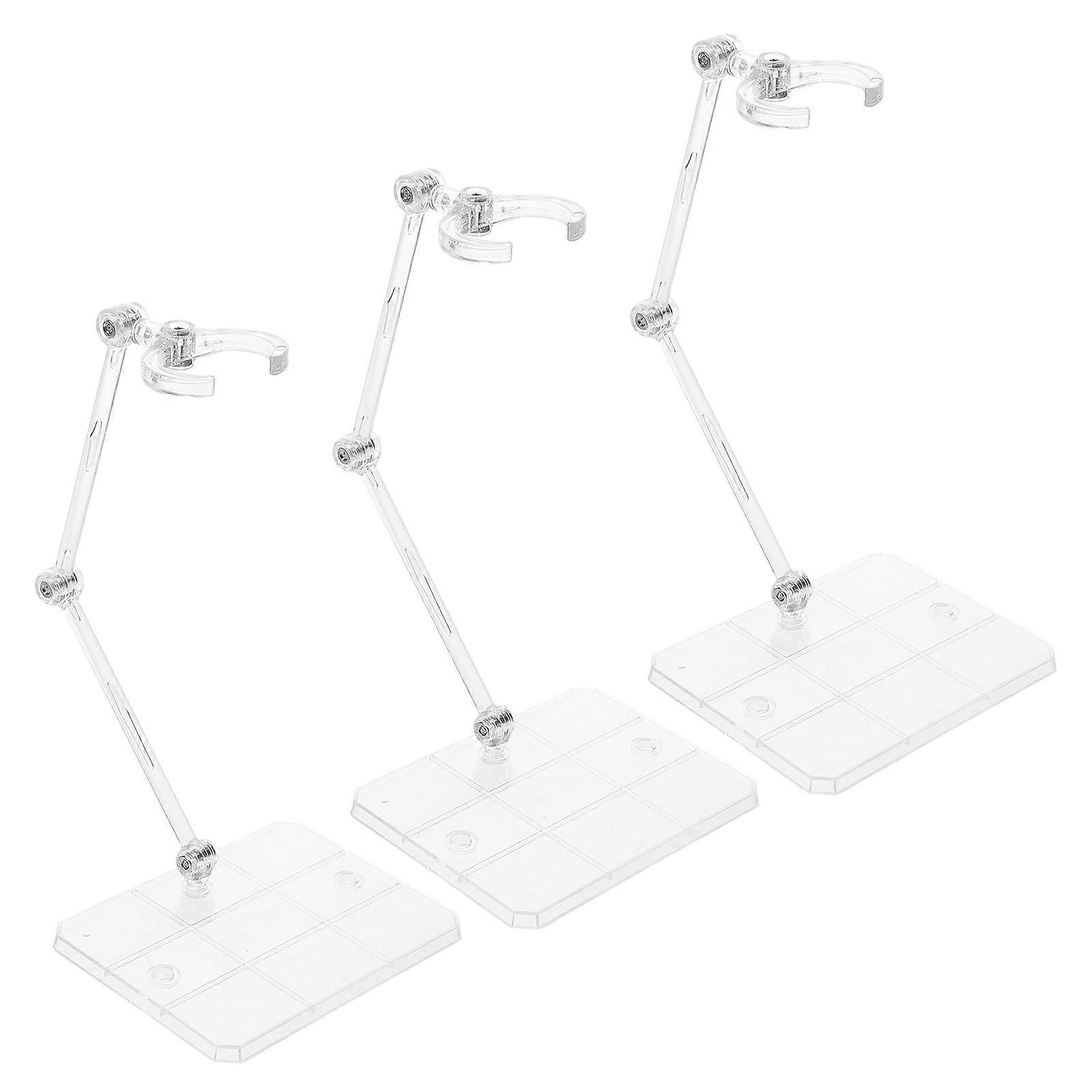 Clear Acrylic Doll Support Stand for Displaying Figures 3Pcs Set