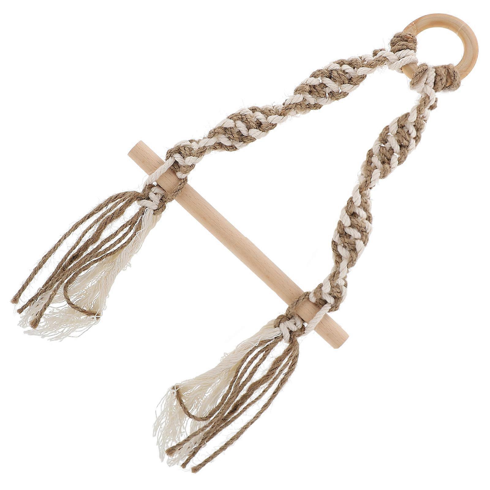 Cotton Linen Rope Roll Tissue Rack for Storage 1Pcs Wall-Mounted Design