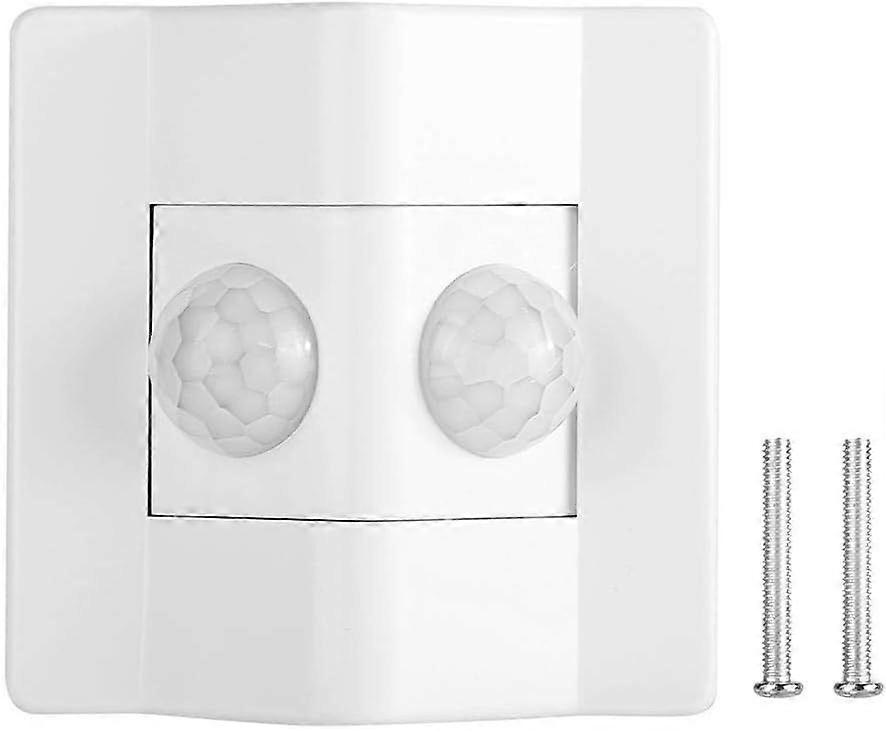 Motion Sensor Light Switch, 86-Type Light-Sensitive 180 Degrees Motion Sensor Switch Delay Time 20s Adjustable, Sensing Distance Exceeds 12m / 39.4ft 