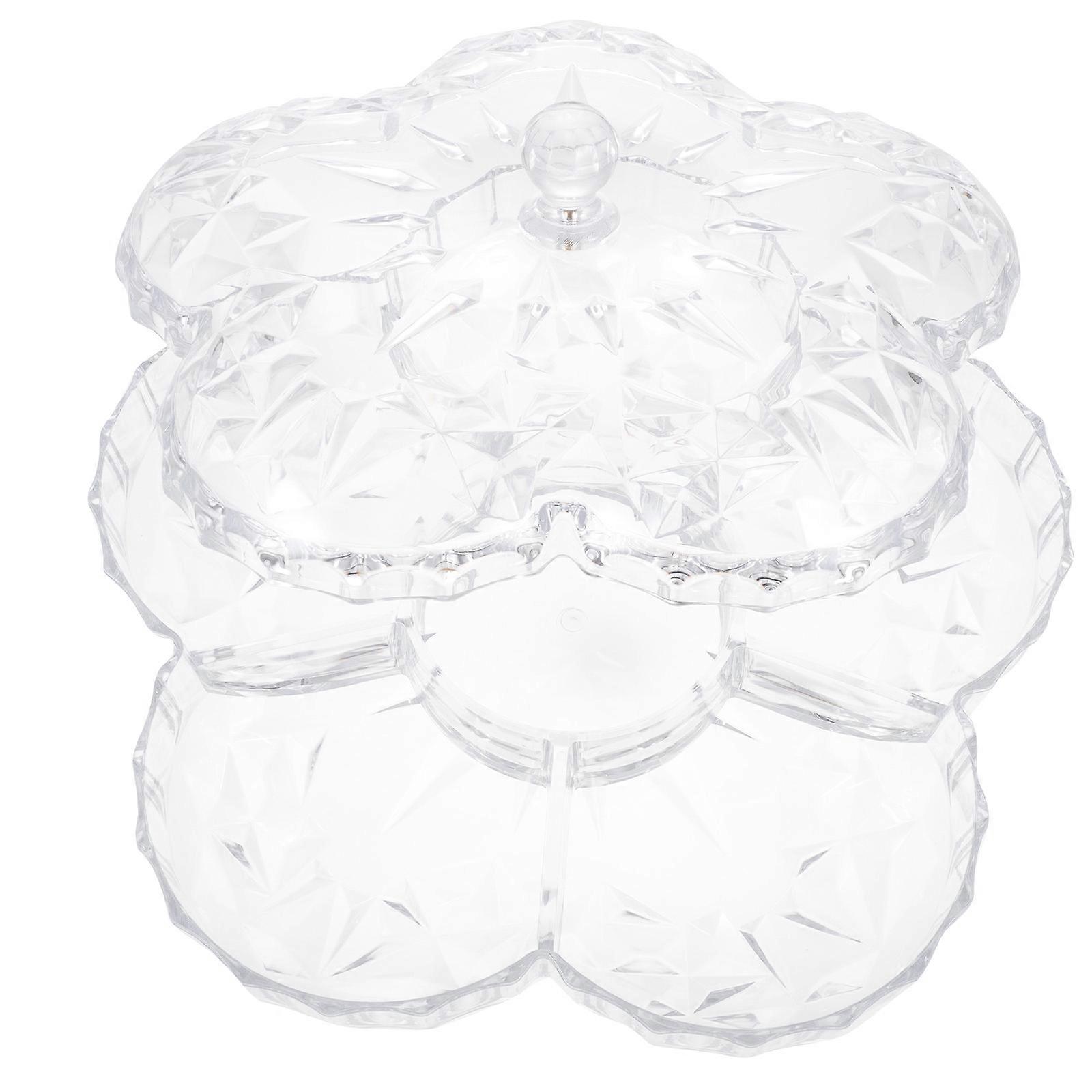 Practical Snack Box Flower Shape PP Material Storage Containers For Fruit Design 1Pcs