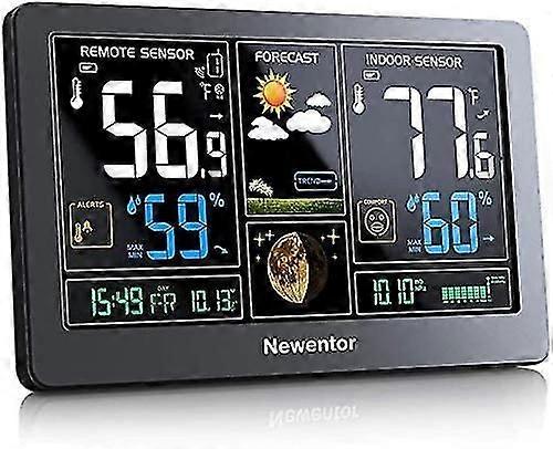 Sääasema - langaton sisälämpömittari, värinäyttö kellolla