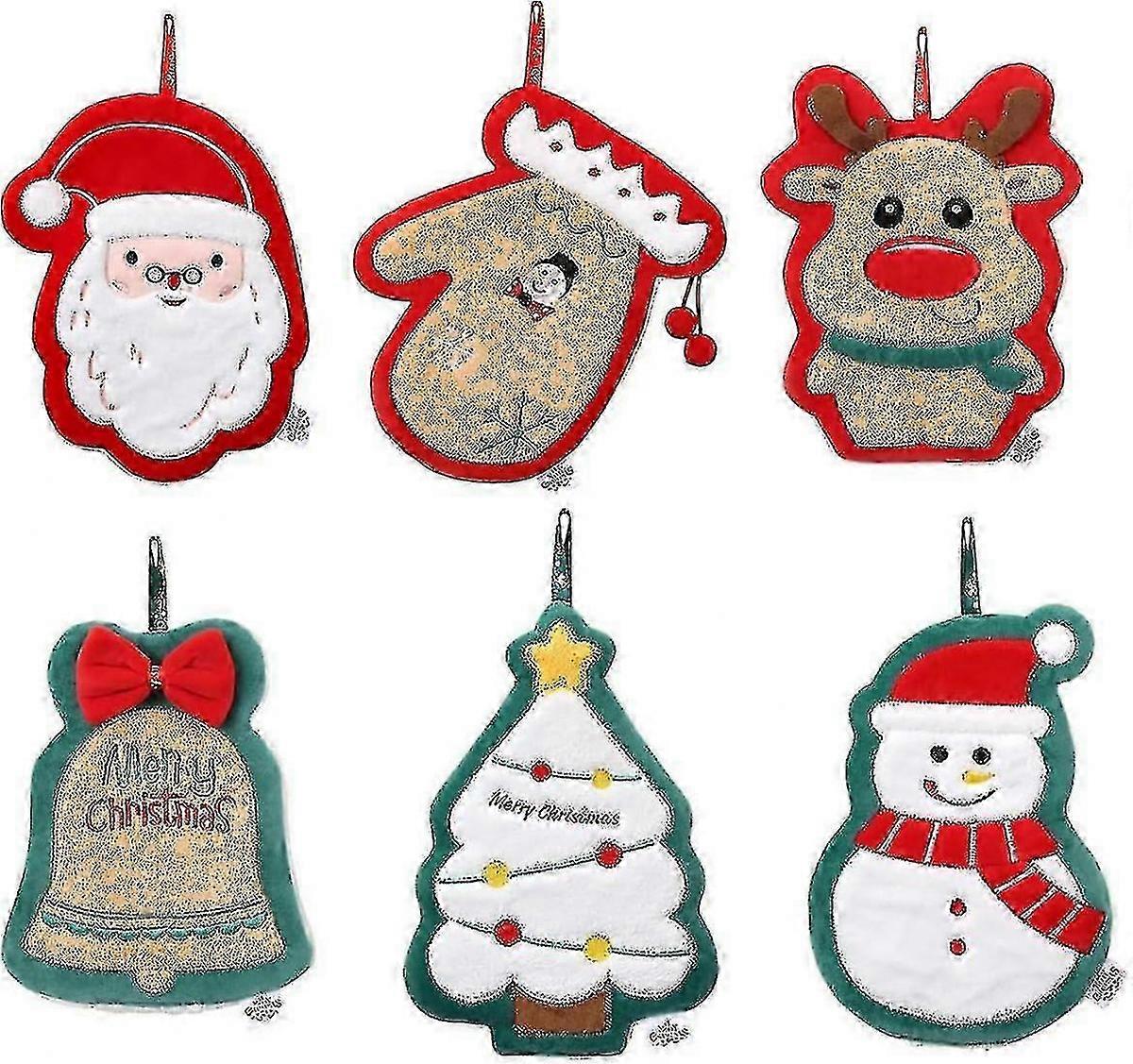 Christmas Kitchen Towel Set with Hanging Loop