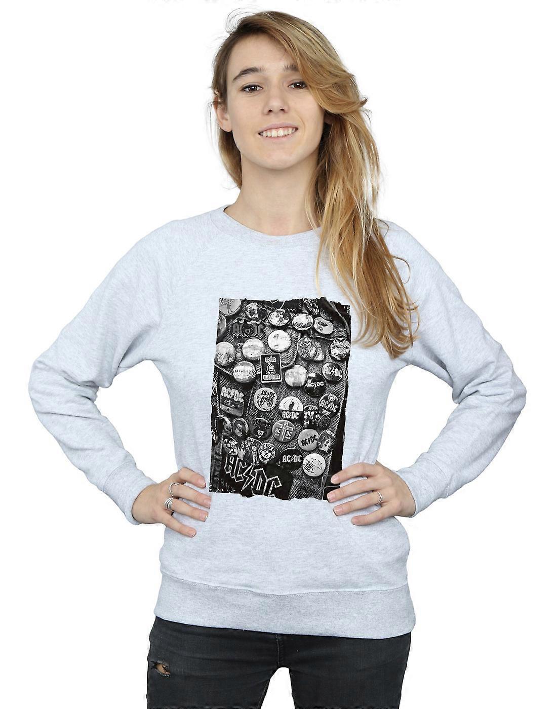 AC/DC 여성용 배지 컬렉션 스웨트셔츠
