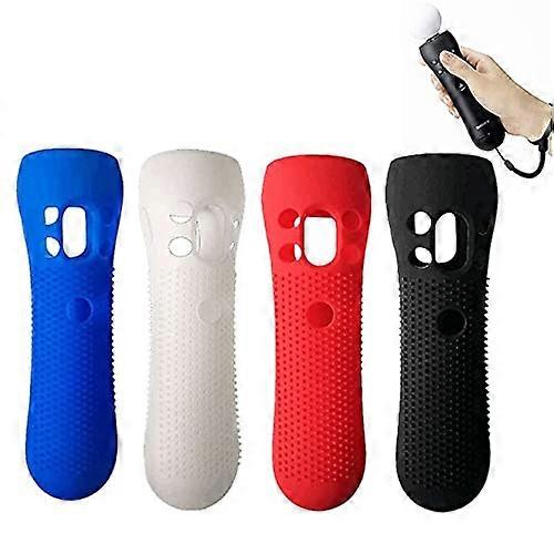 Cover for PS4 Move Controller with AntiSlip Grip, Blue Silicone Skin for PS3 VR Motion Controller