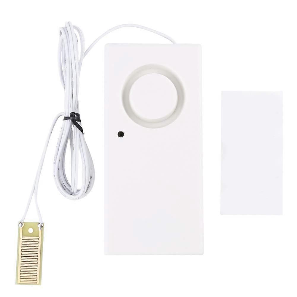 Water Leak Detector with 120dB Persistent Alarm, Wireless Sensor for Kitchen, Bathroom and Aquarium