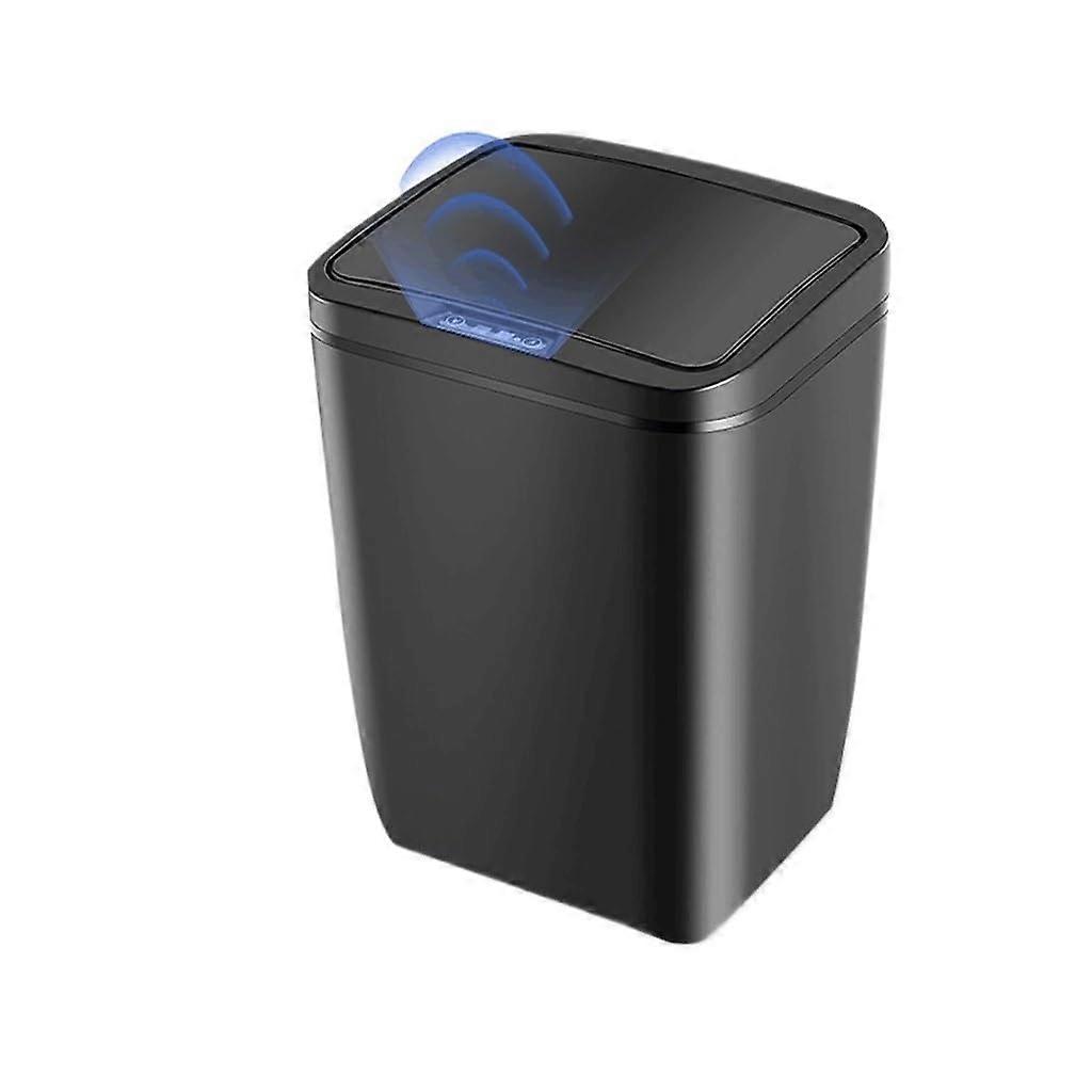 Smart Trash Can with Motion Sensor, Silent Close Lid, Large Opening for Kitchen and Bathroom 34cm