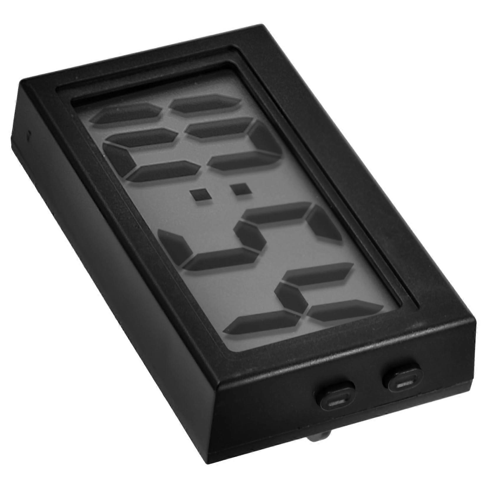 Car Dashboard Clock with Clear Digital Display, Compact Auto Accessory for Car and Home, Black