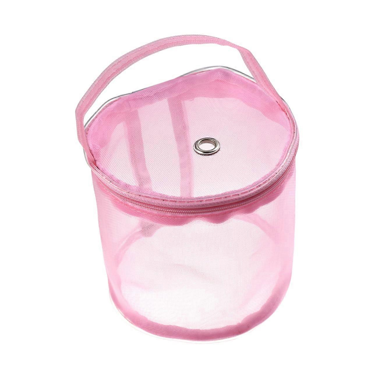 Yarn Storage Bag with Handle, Crochet Project Organizer Tote for Knitting, Tangle Dispensing