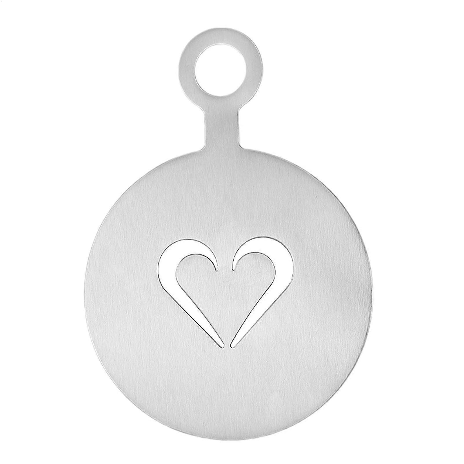 Stainless Steel Latte Art Stencil for Coffee and Cappuccino with Multiple Pattern Designs
