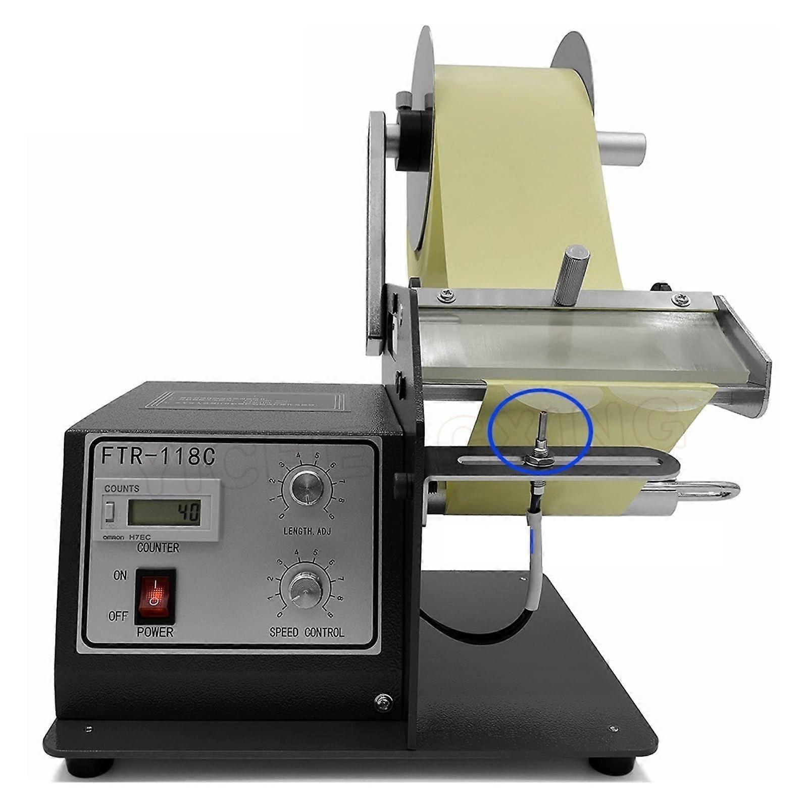 Automatic Label Dispenser with Smart Sensor Control for Transparent PET Labels and Speed Peeling