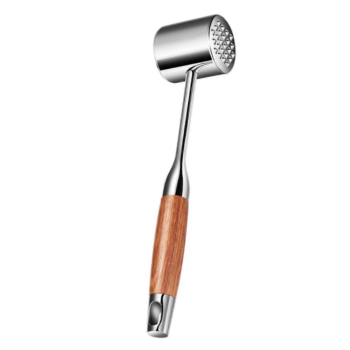 Stainless Steel Meat Tenderizer Mallet Hammer with Ergonomic NonSlip Handle for Beef Poultry BBQ Ref: 1944