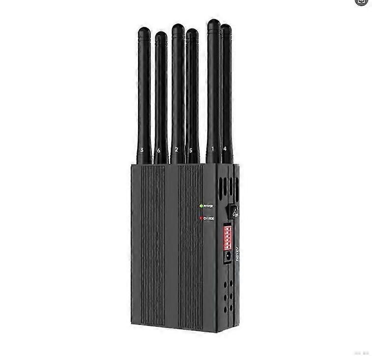 Wireless Signal Detector Portable Bug Sweeper 5 Antenna Gold EUPlug_jstj