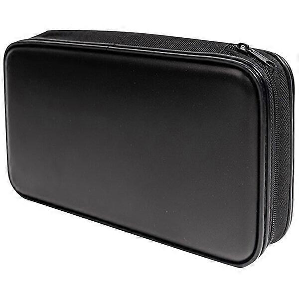 CD Storage Case, Durable and Safe, 80-Disc Capacity, Travel Car CD Holder