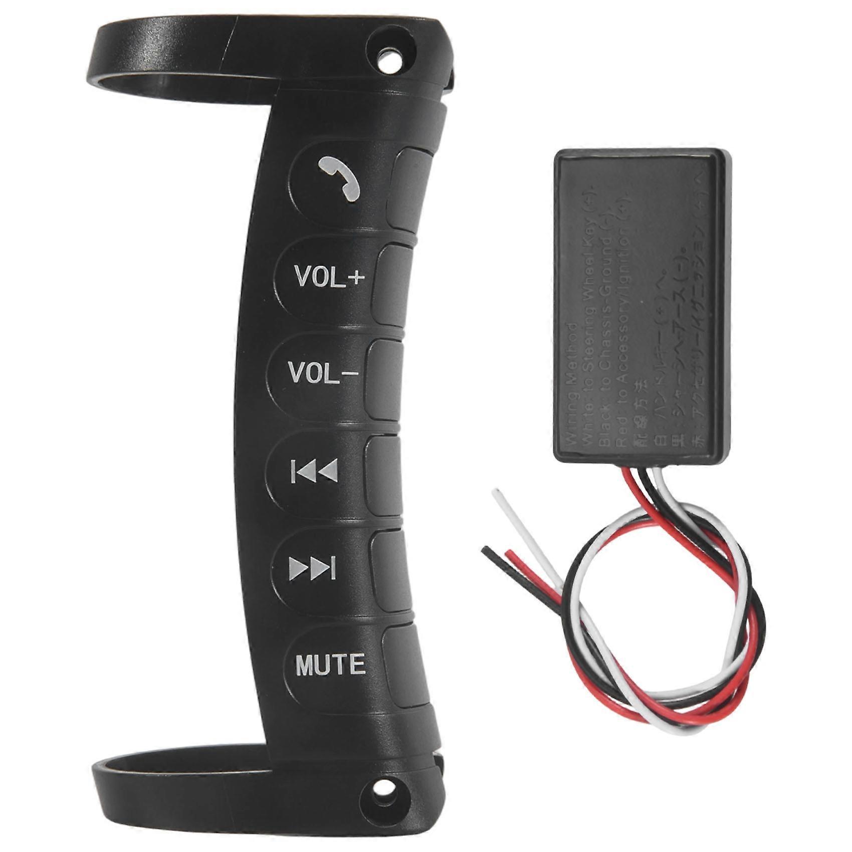 Universal Wireless Car Steering Wheel Control Multi-Function Button DVD Player Navigation Radio Remote Control Button