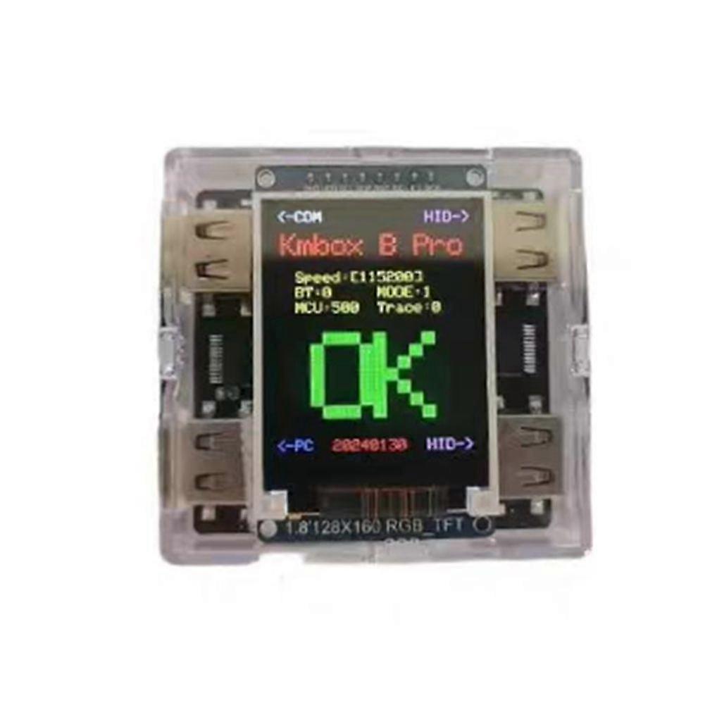 Kmbox B+Pro Key Mouse Controller AI Auxiliary Support Dual USB Key Mouse Handle for PC Console Gaming Gamepad Adapter