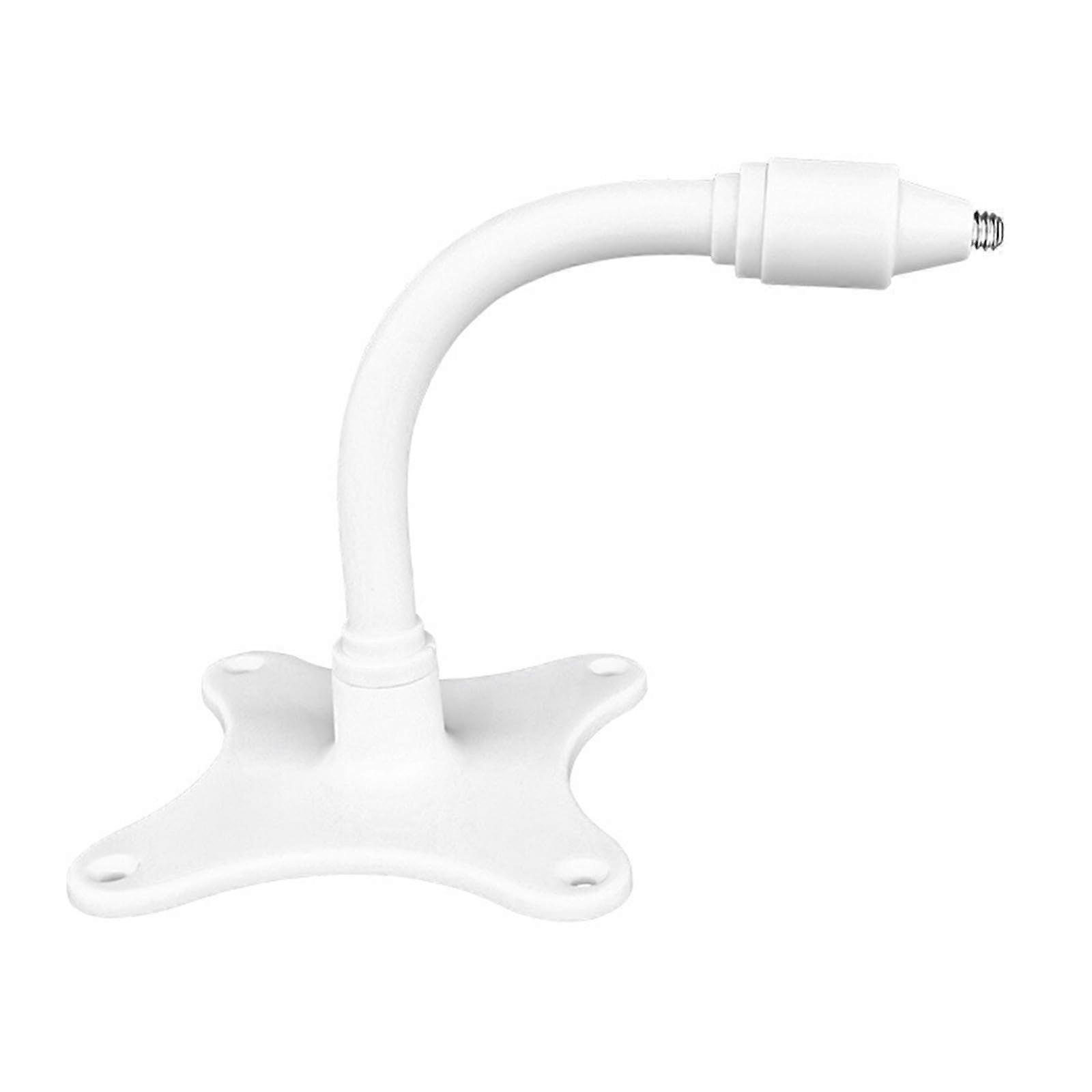 CCTV Camera Wall Mount with 360° Rotation, Adjustable Indoor Outdoor ABS Security Bracket, White