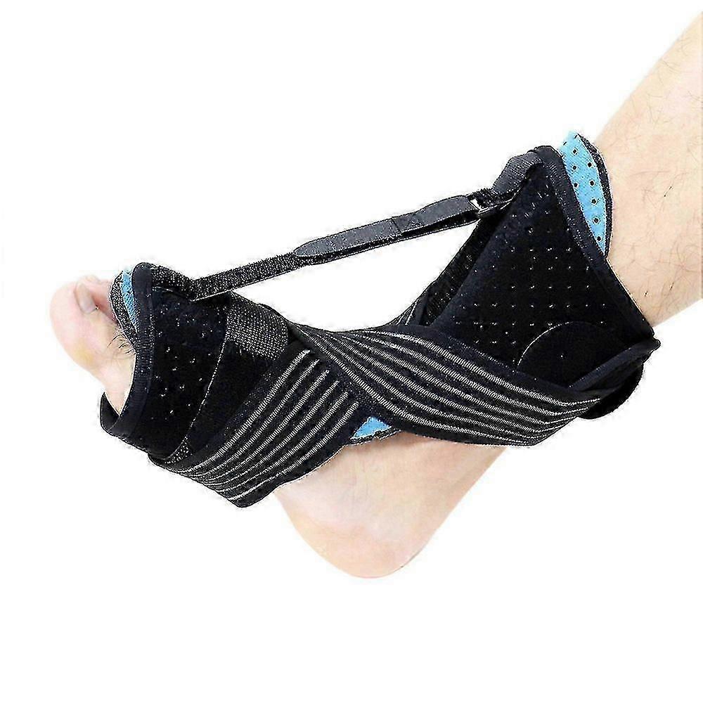 Adjustable plantar fasciitis splint with massage function.