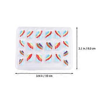Fake Nails Lovely False Nail Tips for Kids 2Sets DIY Artificial Nails
