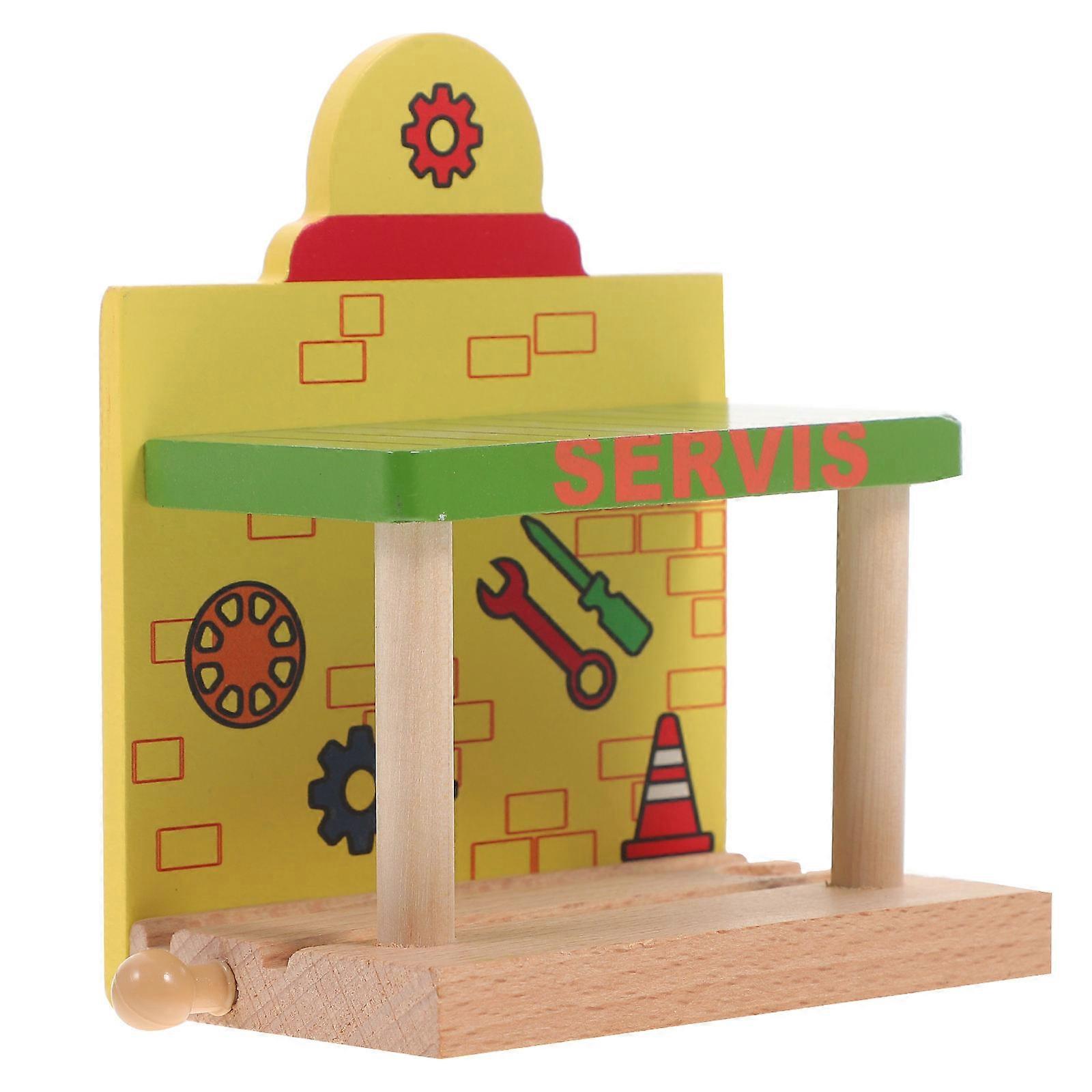 Gør-det-selv-model af trætog til børn