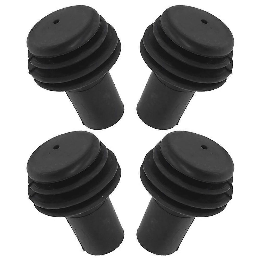 Rv Gutter for Rainwater Protection 4Pcs Black Silicone Set