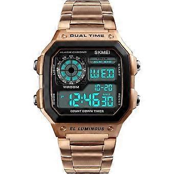 Wrist Watch for Men, Digital Sports Waterproof Watch with Dual Time Chronograph Countdown Alarm Backlight