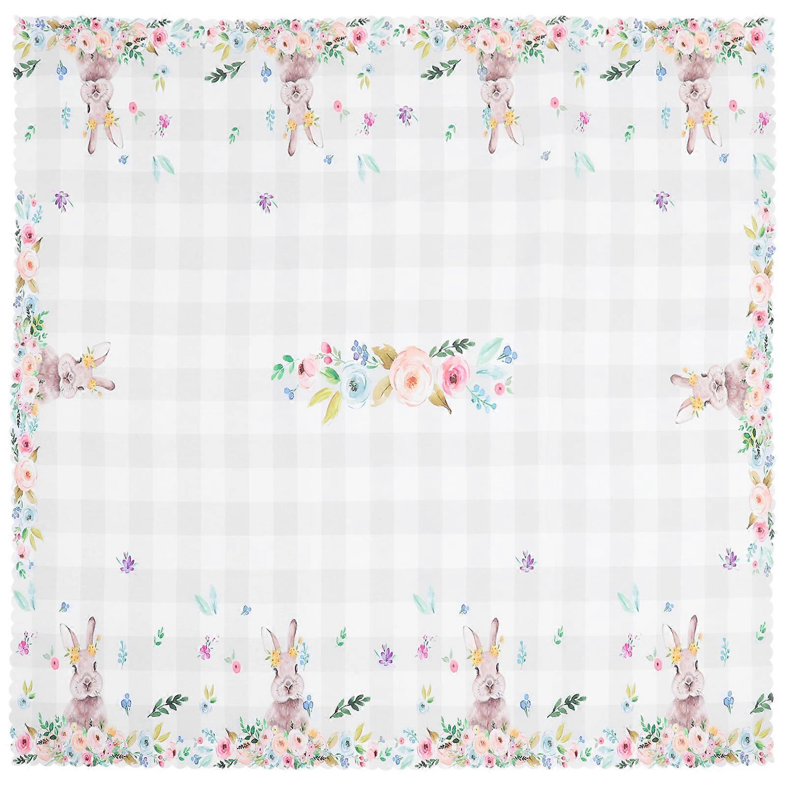 Easter Party Table Cover Spring Table Runner Table Cloth for Dining Table Easter Party Banquet