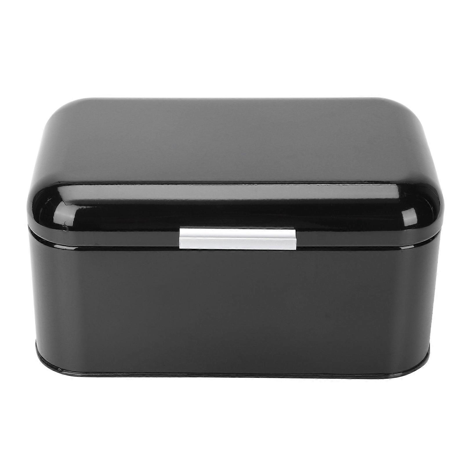 Bread Organizer Moisture-proof Storage Box Insect Prevention Bread Bin (Black)