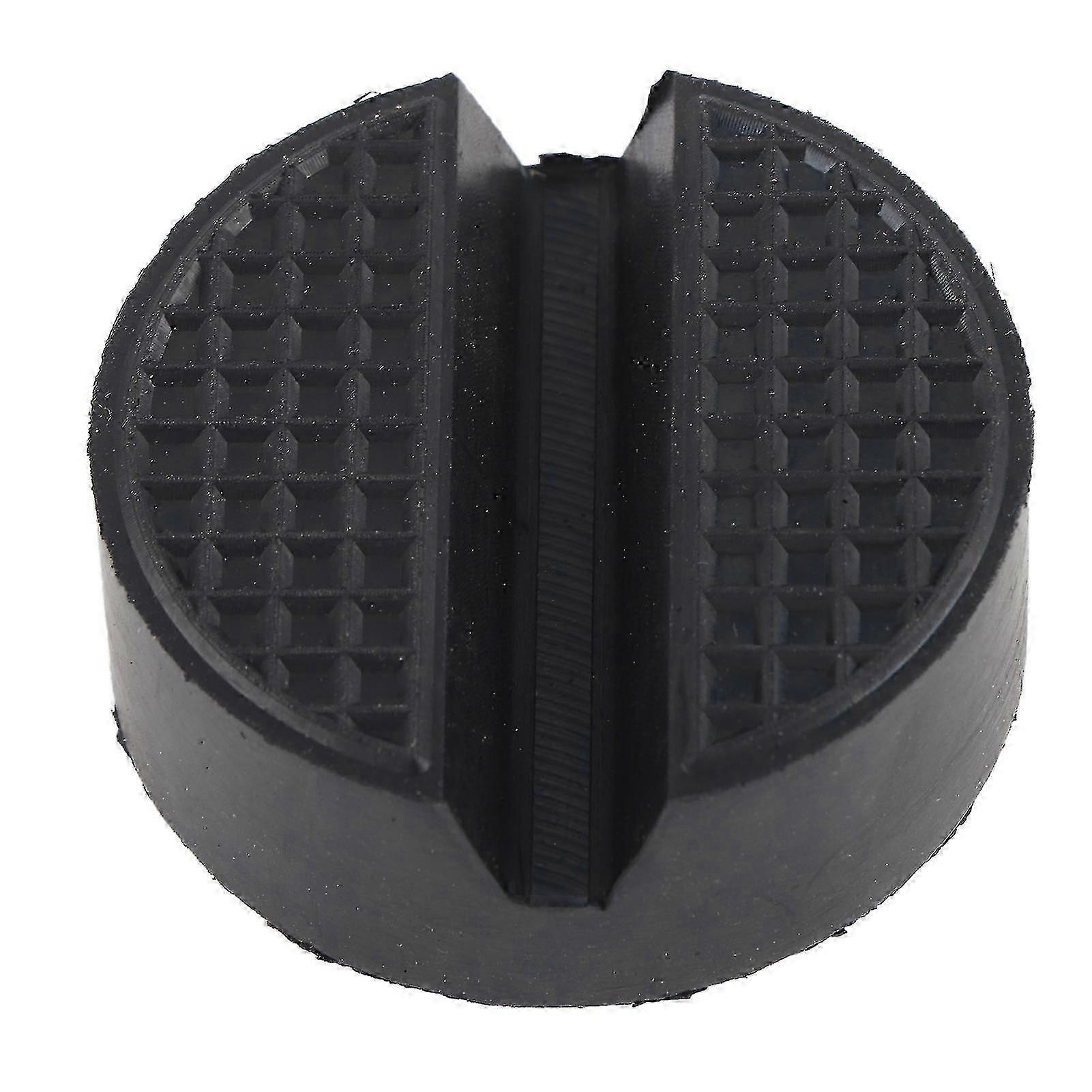 Universal car jack adapter, split rubber chassis rail protector, 6.5 cm diameter